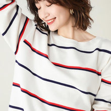 Load image into Gallery viewer, 2019 Hot Sales Women s Knitted Cashmere Wool Sweater Stripe Woman Winter Clothes Pullover Free Shipping