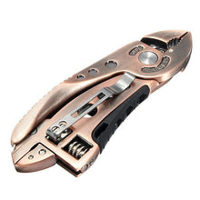 Load image into Gallery viewer, Adjustable Wrench Jaw Screwdriver Pliers Knife Multi Tool Set