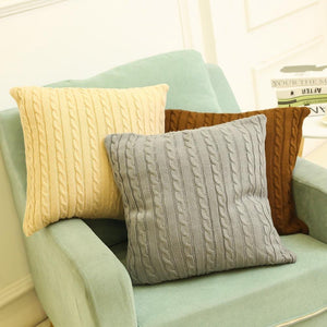 100 Cotton Knit Cushion Covers
