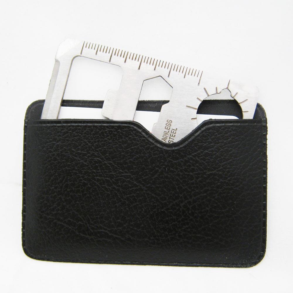 1 Stainless Steel Credit Card Knife 11 in 1 Multi Pocket Survival Camping Tools