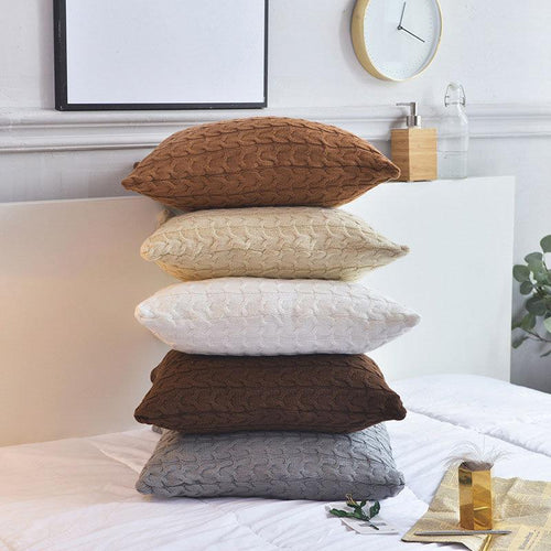 100 Cotton Knit Cushion Covers