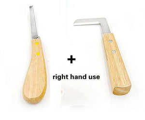 2 pieces set Repair Neat s foot products Matthew Yangniu hoof knife Right The horseshoe repair tools Farming equipment