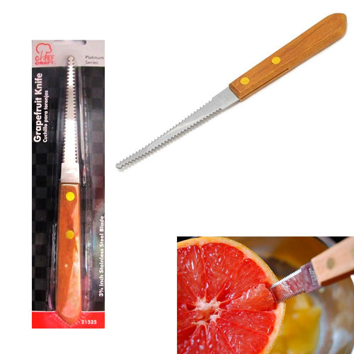 1 Stainless Steel Grapefruit Knife 3 75 Serated Edge Blade Dessert Cirtus Fruit