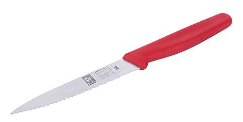 Icel 4 Serrated Paring Knife Red