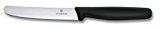 Victorinox 4 5 Straight Blade Steak Knife (Black)