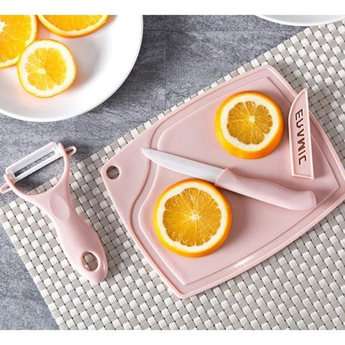 3PCS China Ceramic Knife Peeler Cutting Board Kitchen Tools