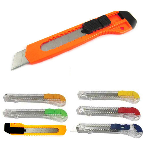 1 Breakaway Knife Box Cutter Snap Off Lock Razor Blade Camping Utility Tool New