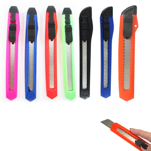 10 Box Cutters Breakaway Retractable Snap off Blade Sharp Utility Knife Razor
