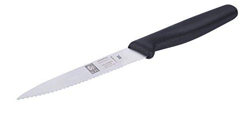 Icel 4 Serrated Paring Knife (Black)