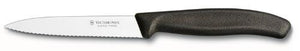 Victorinox 4 Serrated Paring Knife (Black)