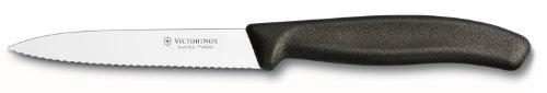 Victorinox 4 Serrated Paring Knife (Black)