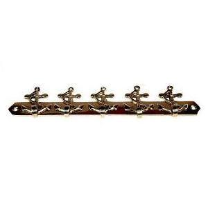 Brass Hook - 5 Anchor Coat Hook