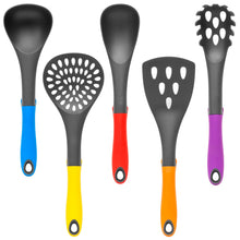Load image into Gallery viewer, 11-Piece Knife Cookware Set w Rotating Stand Heat-Resistant Heads - Muli