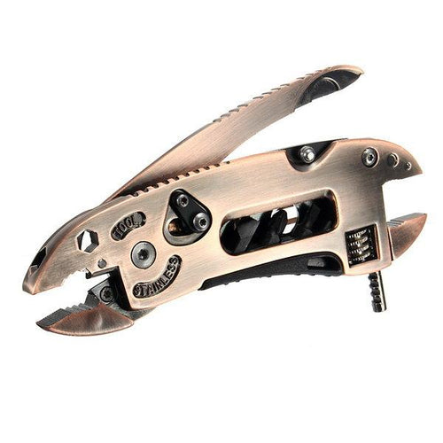 Adjustable Wrench Jaw Screwdriver Pliers Knife Multi Tool Set