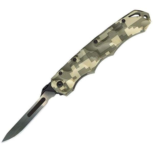 Havalon Stag Knife Green Digital Camo - Hunting Accessories - Havalon Knives