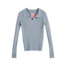 Load image into Gallery viewer, Collared Knit Top