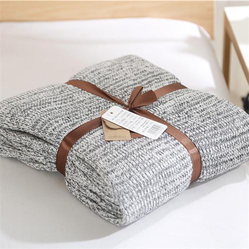 120 180cm Knitted Blankets Spring Sofa Cover Bed Cover Throw Soft Bed Handmade Crochet AntiPilling Portable Blanket for Autum