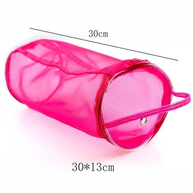 DIY Craft Nylon Yarn Case Organizer Storage Baskets Knitting Yarn Round Plastic Bags Traveling Sewing Tools Sewing Accessories