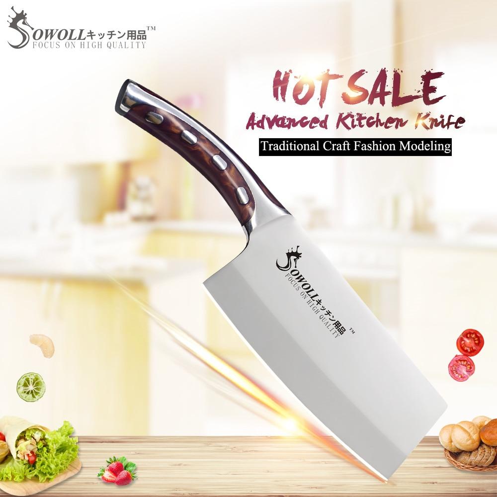 HOT SALE 7 inch Chopping Kitchen Knife Resin Fibre Handle Cleaver Cooking Accessorie - MARI MAR SHOP
